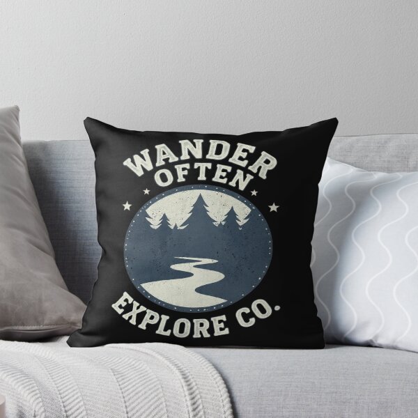 Item preview, ? Wander Often | Vintage Forest Adventure Badge Design designed and sold by CozyPops.