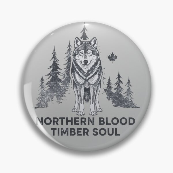 Item preview, Canadian Wolf Northern Blood Timber Soul  designed and sold by HowToCanadian.