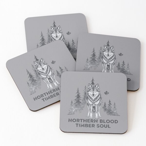 Item preview, Canadian Wolf Northern Blood Timber Soul  designed and sold by HowToCanadian.