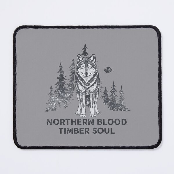 Item preview, Canadian Wolf Northern Blood Timber Soul designed and sold by HowToCanadian.