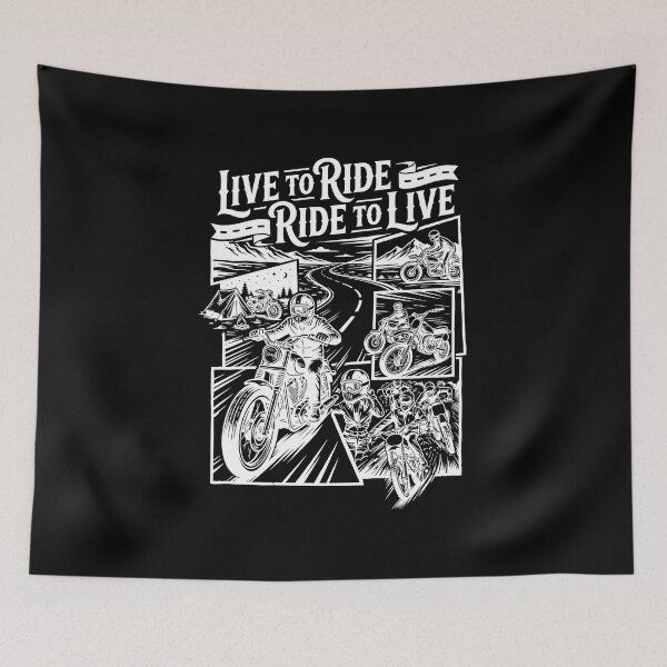 Item preview, Live to Ride Ride to Live – Motorcycle, Biker Lifestyle, Riding Culture designed and sold by enzoade.