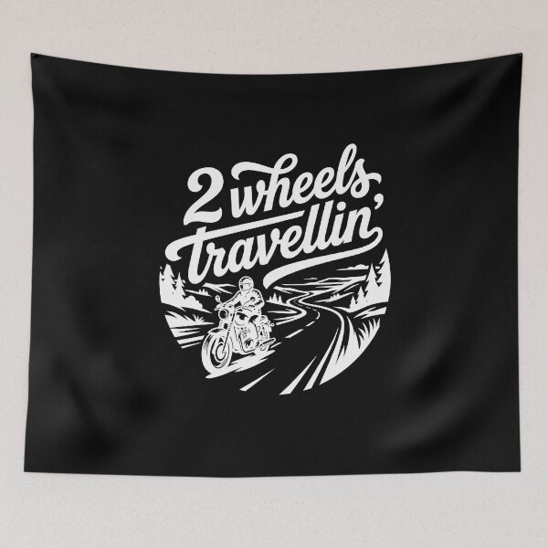 Item preview, 2 Wheels Travelling – Motorbike Journey, Riding Lifestyle, Road Trip designed and sold by enzoade.