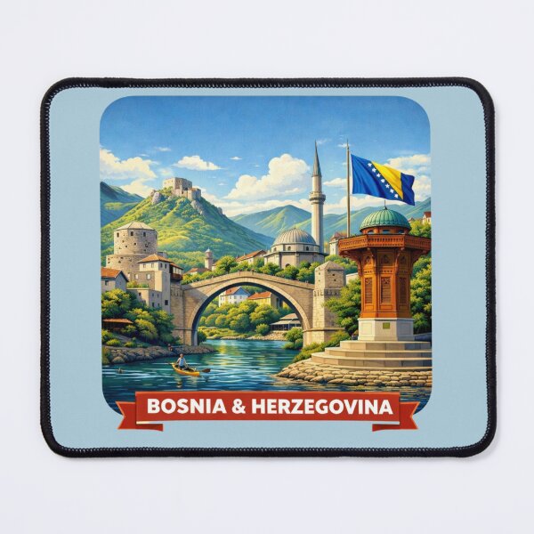 Item preview, Bosnia and Herzegovina designed and sold by Myra365Art.
