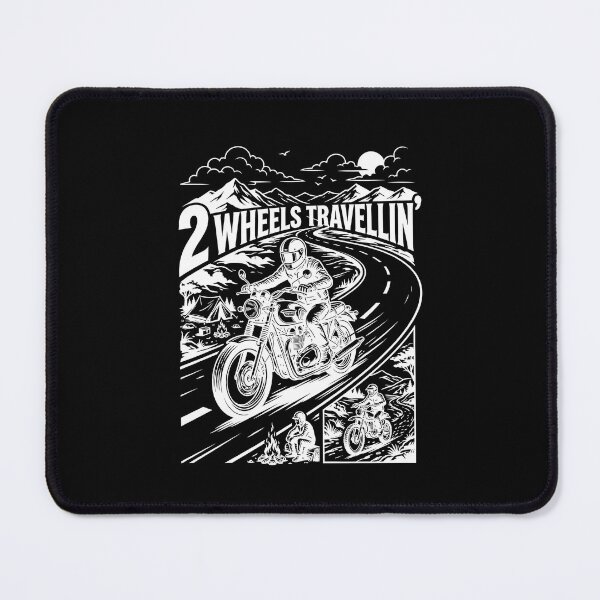 Item preview, 2 Wheels Travelling – Motorcycle Travel, Biker Life, Adventure Ride designed and sold by enzoade.