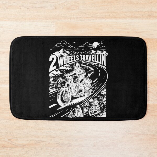 Item preview, 2 Wheels Travelling – Motorcycle Travel, Biker Life, Adventure Ride designed and sold by enzoade.