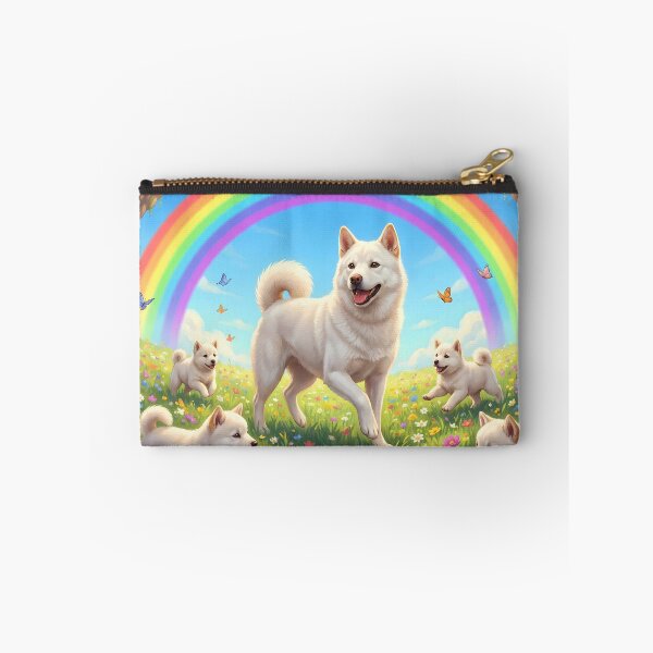 Item preview, Joyful Hokkaido Ken Family in Rainbow Paradise Flower Field designed and sold by PetMemorialArt.