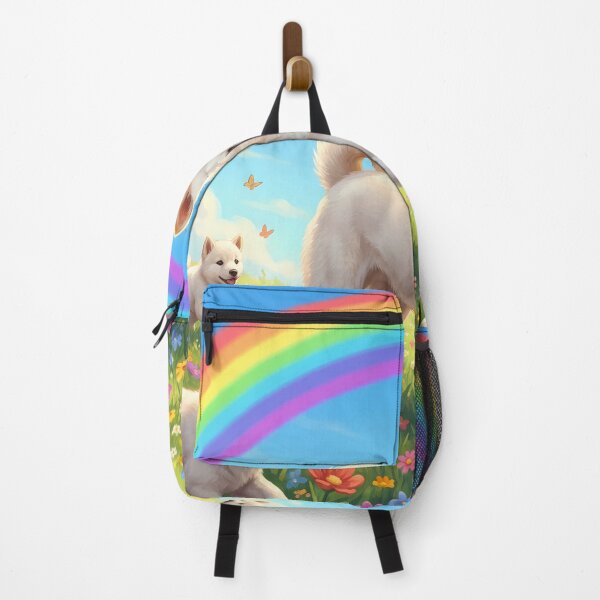 Item preview, Joyful Hokkaido Ken Family in Rainbow Paradise Flower Field designed and sold by PetMemorialArt.