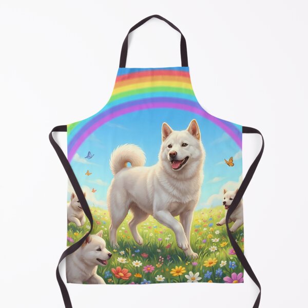 Item preview, Joyful Hokkaido Ken Family in Rainbow Paradise Flower Field designed and sold by PetMemorialArt.