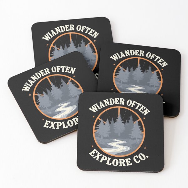 Item preview, Wander Often Vintage Forest Badge | Retro Outdoor Adventure Nature Design designed and sold by CozyPops.