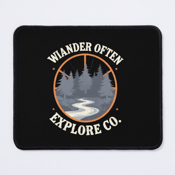 Item preview, Wander Often Vintage Forest Badge | Retro Outdoor Adventure Nature Design designed and sold by CozyPops.