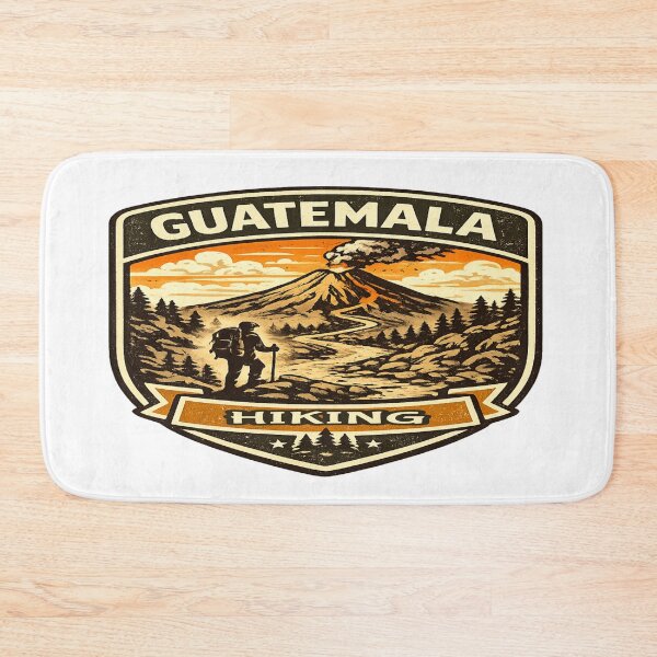 Item preview, Guatemala Hiking Trails Adventure Badge | Volcano Trekking National Park Style designed and sold by Globalcitytees.