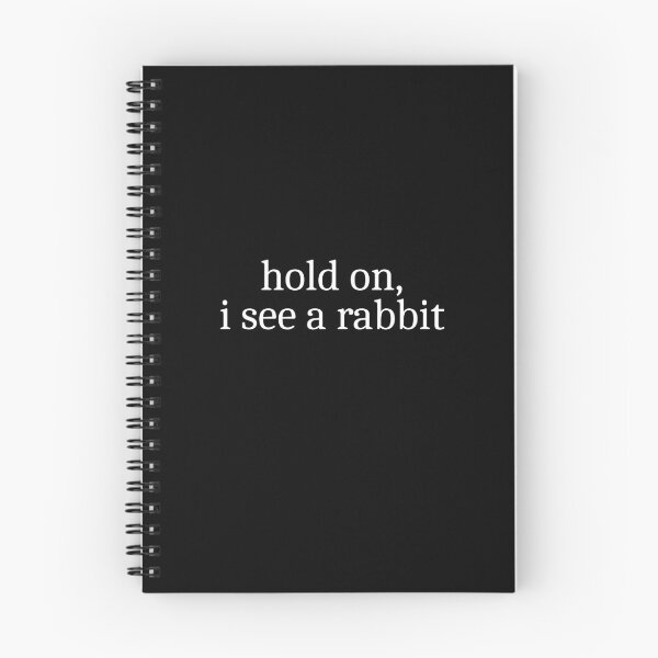 Item preview, Hold on, I see a rabbit designed and sold by Sleepy Cat Design.