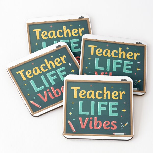 Item preview, Teacher LIFE Vibes T-Shirt  Chalkboard Style Teacher Gift Back to School Tee designed and sold by Design-Pro-21.