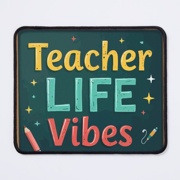 Item preview, Teacher LIFE Vibes T-Shirt Chalkboard Style Teacher Gift Back to School Tee designed and sold by Design-Pro-21.