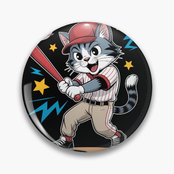 Item preview, Cat Baseball Funny Sport designed and sold by waislumekinwye.