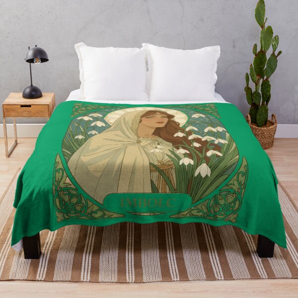 Item preview, St Brigid Art Nouveau Illustration designed and sold by taiche.