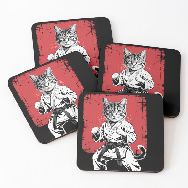 Item preview, Cat Karate Japan Japanese Funny designed and sold by waislumekinwye.