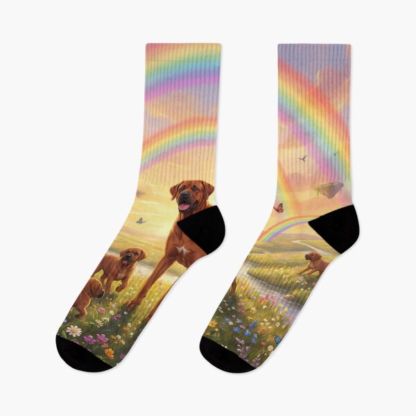 Item preview, Joyful Tosa Ken Family at Sunset Rainbow Paradise designed and sold by PetMemorialArt.