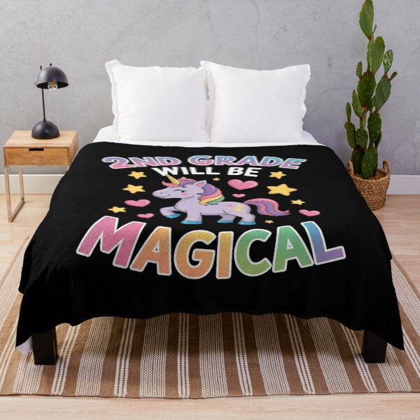 Item preview, 2nd Grade Will Be Magical First Day Of School Unicorn Girls designed and sold by catsdothingz.
