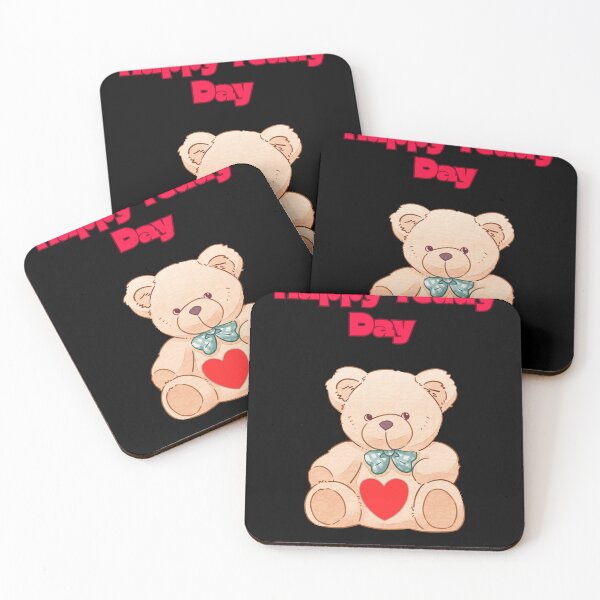 Item preview, Cute Teddy Bear Happy Teddy Day Love Heart Illustration. designed and sold by PhantomArtStore.
