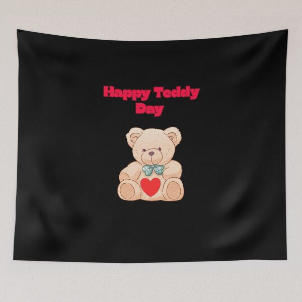 Item preview, Cute Teddy Bear Happy Teddy Day Love Heart Illustration. designed and sold by PhantomArtStore.