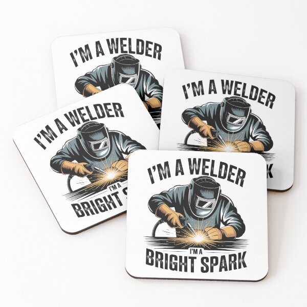 Item preview, Funny Welder Quote Bright Spark Metal Welding Occupation Humor designed and sold by IDesiwork ⭐⭐⭐⭐⭐.