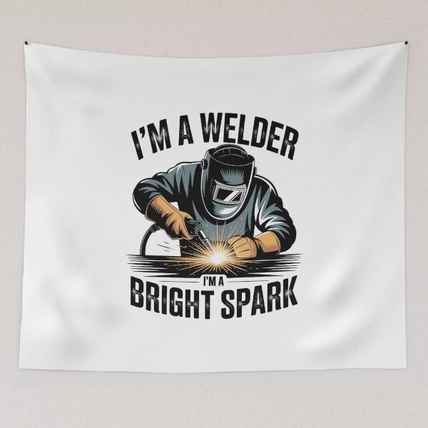Item preview, Funny Welder Quote Bright Spark Metal Welding Occupation Humor designed and sold by IDesiwork ⭐⭐⭐⭐⭐.