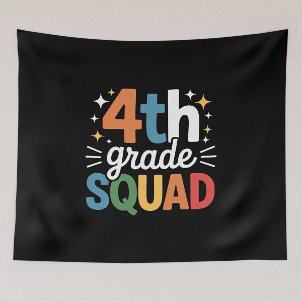 Item preview, 4th Grade Squad Fourth Back to School Student Teacher Team designed and sold by catsdothingz.