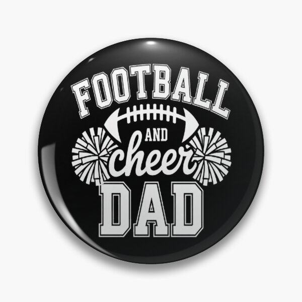 Item preview, Football And Cheer Dad Cheerleader And Football Player Dad designed and sold by brinbotty.