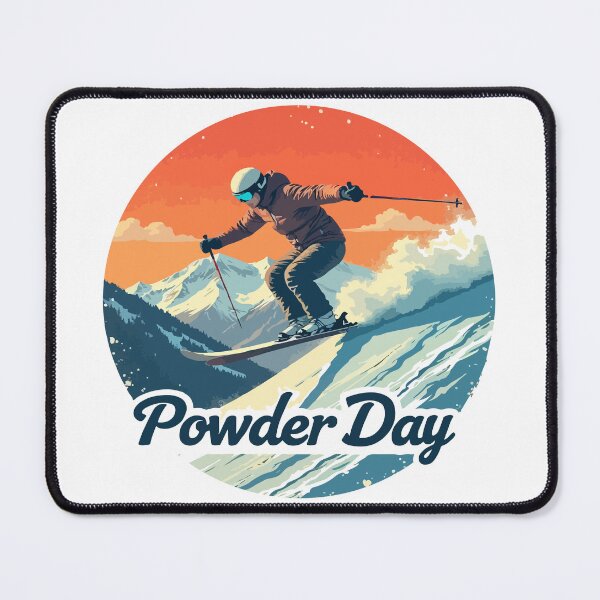 Item preview, Powder Day Ski T-Shirt Fresh Powder Skier Mountain Adventure Tee designed and sold by Design-Pro-21.