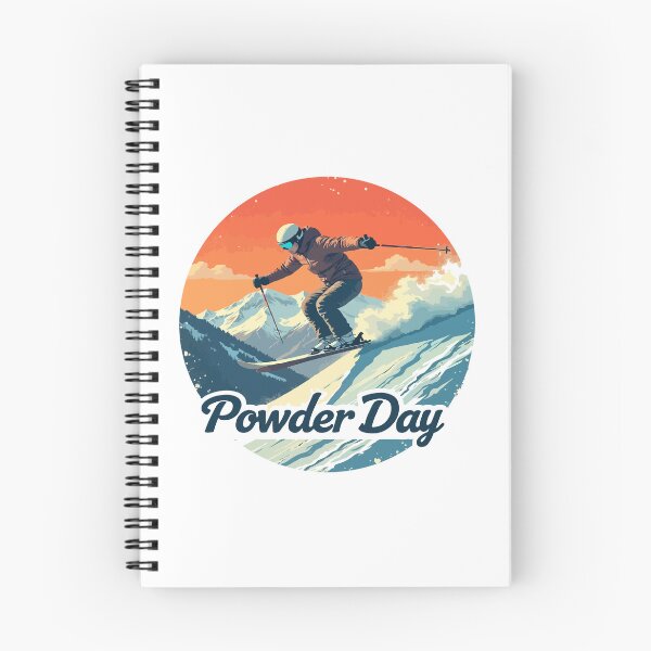 Item preview, Powder Day Ski T-Shirt  Fresh Powder Skier Mountain Adventure Tee designed and sold by Design-Pro-21.