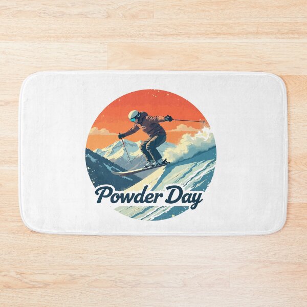 Item preview, Powder Day Ski T-Shirt  Fresh Powder Skier Mountain Adventure Tee designed and sold by Design-Pro-21.