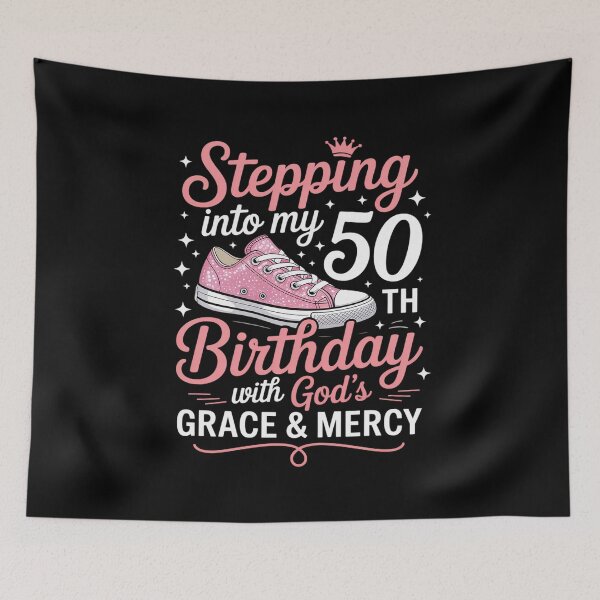 Item preview, 50th Birthday Fifty 50 Years Old Bday Party Funny Womens designed and sold by catsdothingz.
