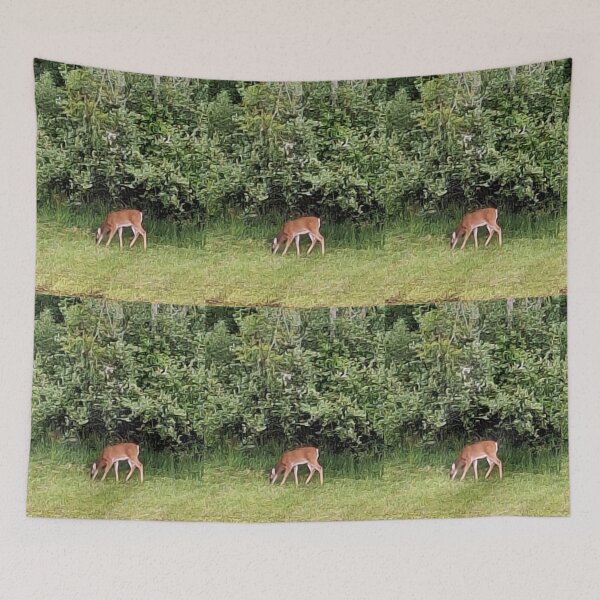 Item preview, Foraging Doe at Treeline 1 designed and sold by Oceandiana.