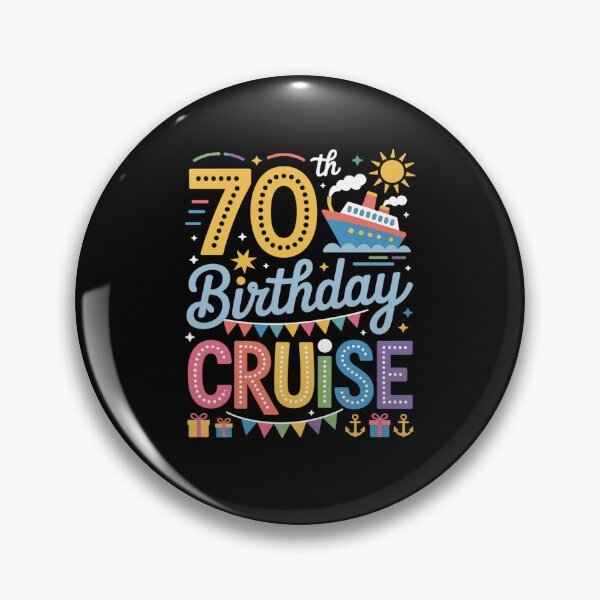 Item preview, 70th Birthday Cruise Cruising Lover 70 Years Old Bday Party designed and sold by catsdothingz.
