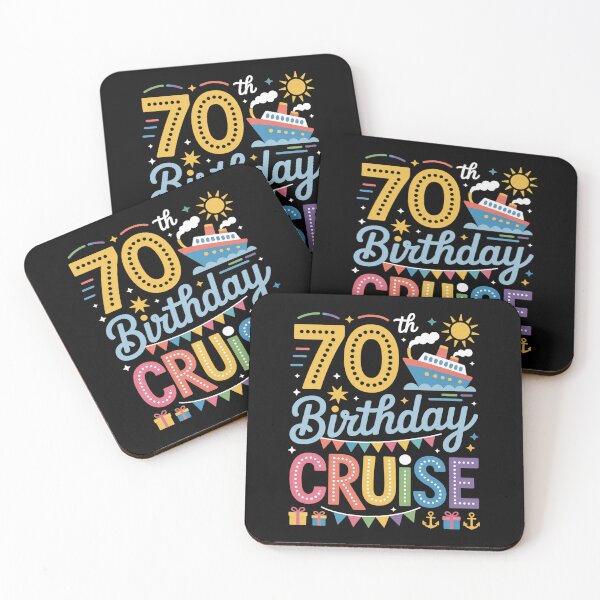 Item preview, 70th Birthday Cruise Cruising Lover 70 Years Old Bday Party designed and sold by catsdothingz.