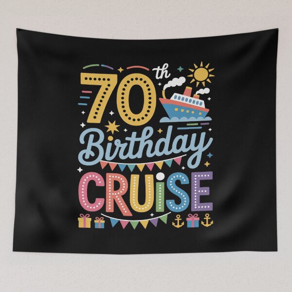 Item preview, 70th Birthday Cruise Cruising Lover 70 Years Old Bday Party designed and sold by catsdothingz.