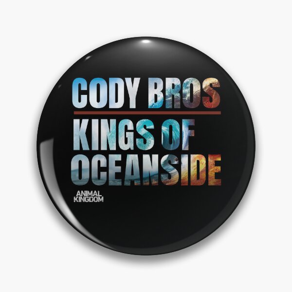 Item preview, Animal Kingdom Inspired “Cody Bros Kings of Oceanside” T-Shirt – Gritty Crime Drama Surf Aesthetic Graphic Tee designed and sold by DimensionShift.