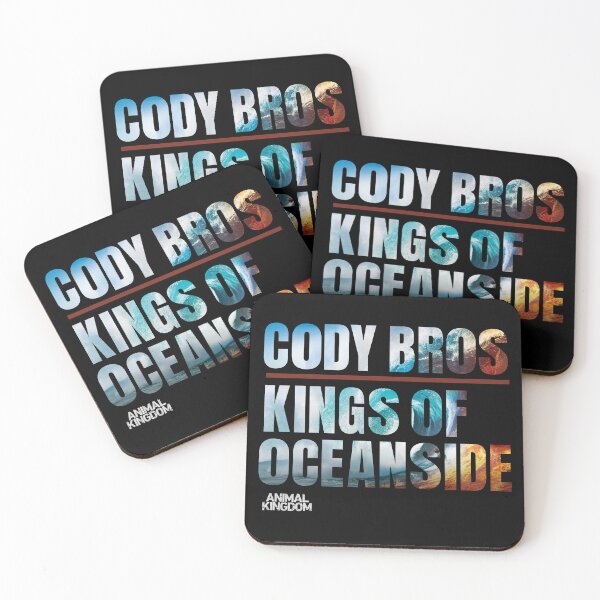Item preview, Animal Kingdom Inspired “Cody Bros Kings of Oceanside” T-Shirt – Gritty Crime Drama Surf Aesthetic Graphic Tee designed and sold by DimensionShift.