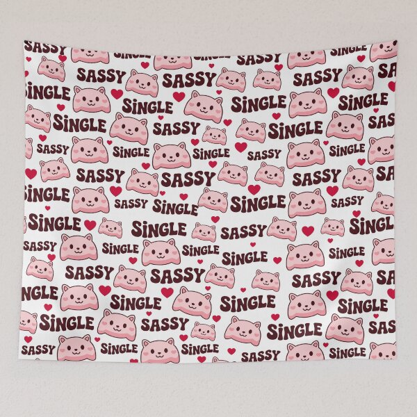 Item preview, Single Sassy Basically a Cat | Valentine Cat Shirt designed and sold by PixelGrafiks.
