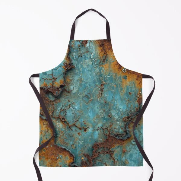 Item preview, Abstract Turquoise Patina and Copper Rust Texture designed and sold by The Rust Lab.