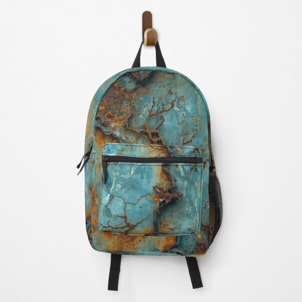 Item preview, Abstract Turquoise Patina and Copper Rust Texture designed and sold by The Rust Lab.