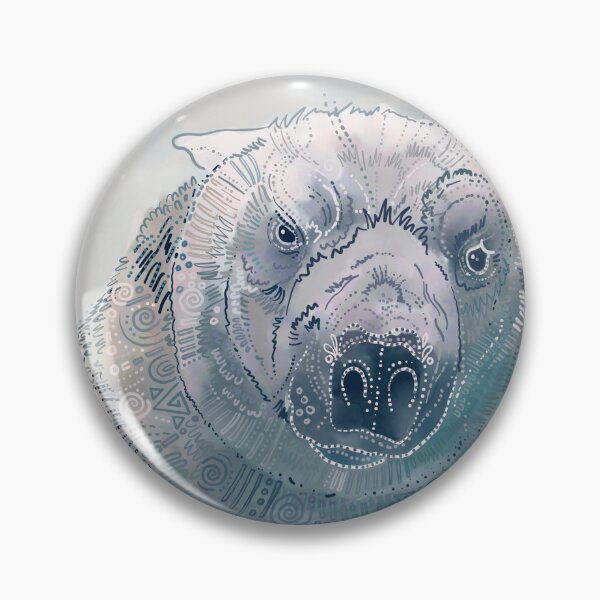 Item preview, Polar bear swimming  designed and sold by Pindigo Designs.