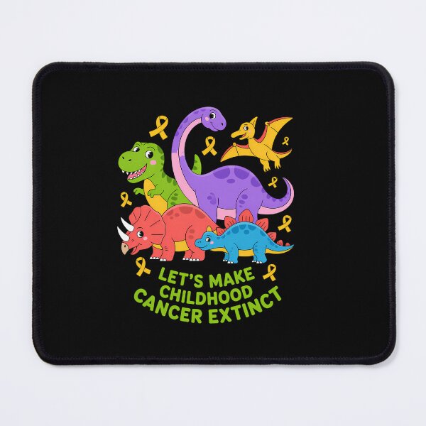 Item preview, Childhood Cancer Dinosaurs designed and sold by creatinkhavnica.