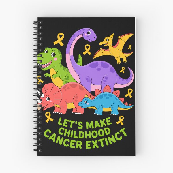 Item preview, Childhood Cancer Dinosaurs designed and sold by creatinkhavnica.