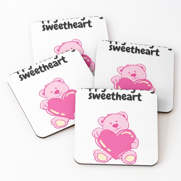 Item preview, Cute Pink Teddy Bear Happy Teddy Day Sweetheart Love Heart designed and sold by PhantomArtStore.