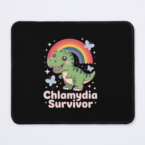 Item preview, Chlamydia Survivor Dinosaur Trex Rainbow designed and sold by creatinkhavnica.
