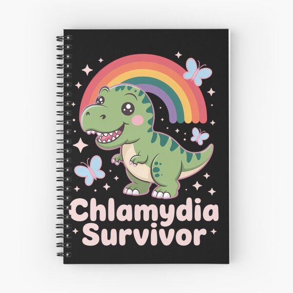 Item preview, Chlamydia Survivor Dinosaur Trex Rainbow designed and sold by creatinkhavnica.