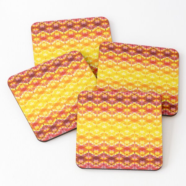 Item preview, Geometric Patterns (Sunset Colors 2) designed and sold by SideDishDesign.