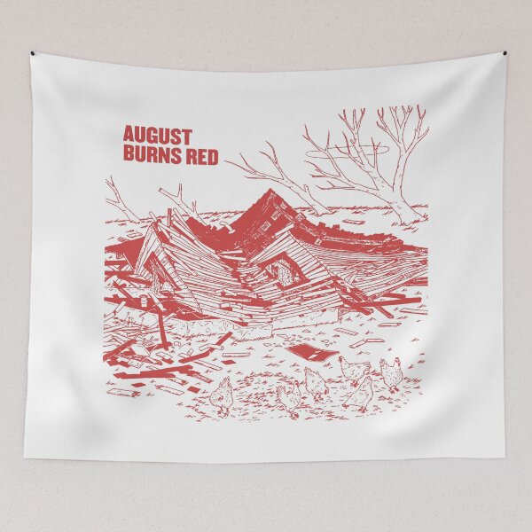 Item preview, Metalcore Red Silhouette House designed and sold by nerdyygraphic.